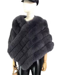 Genuine Fox Cape – Midnight Drape