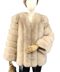 Genuine Fox Coat – Pearl Classic Mid