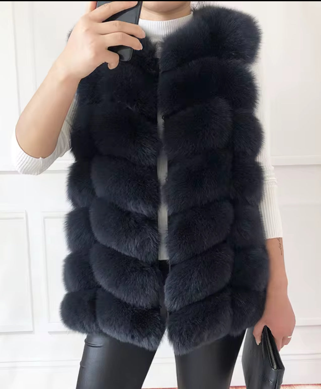 Genuine Fox Vest – Midnight Layer