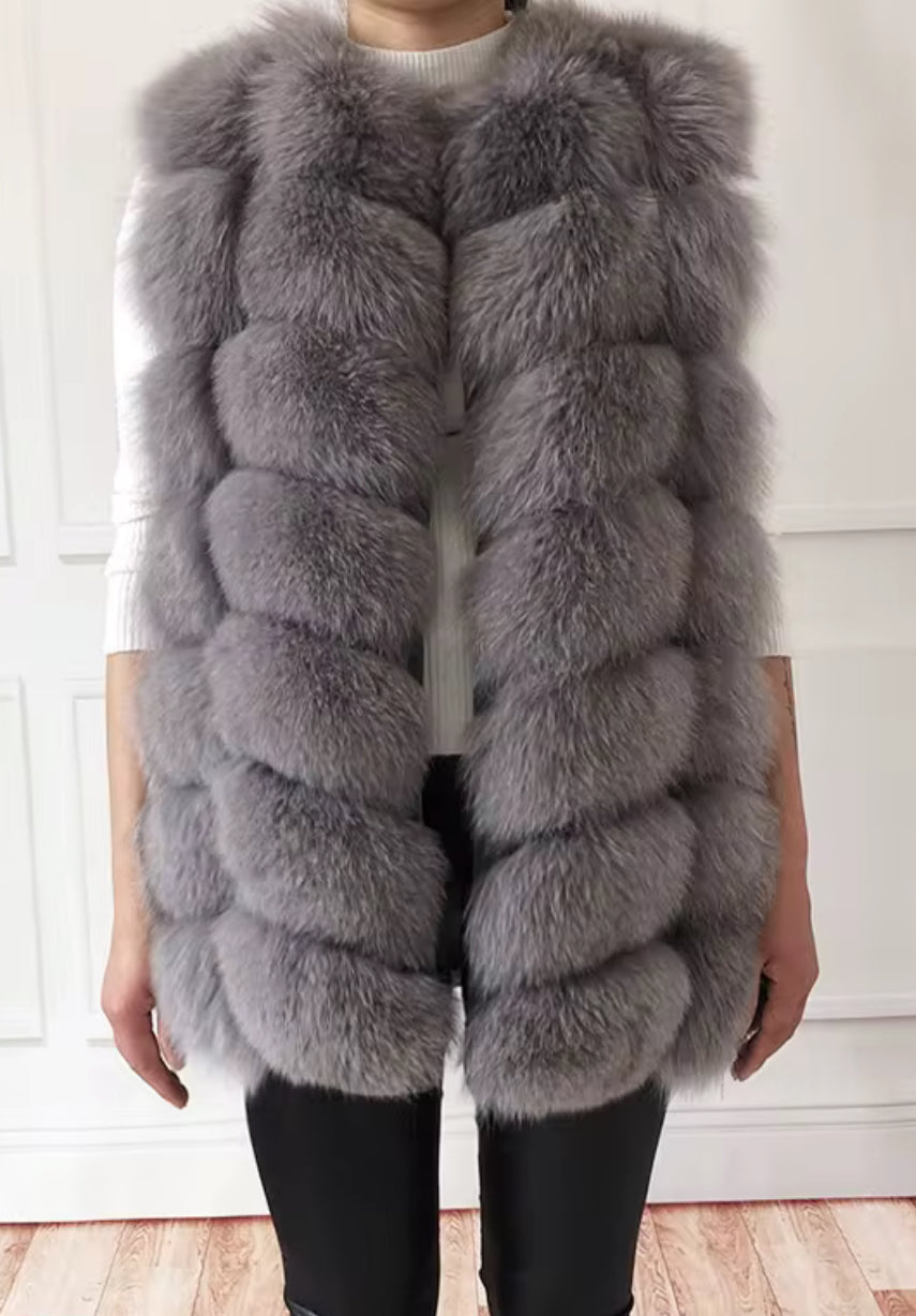 Genuine Fox Vest- Ash Layer