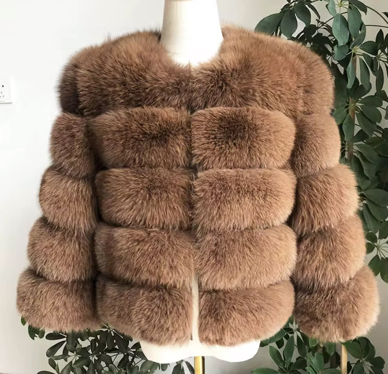 Genuine Fox Crop – Teddy Bear