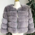 Genuine Fox Crop – Lilac